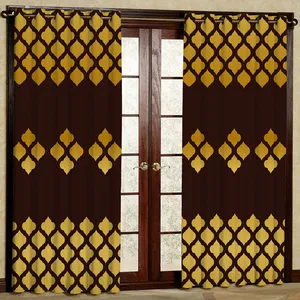 پرده مدل مخمل پانچی کد 7441 سایز 280x140 سانتی متر