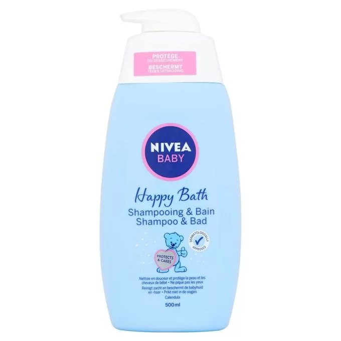 شامپو کودک نیوآ مدل Happy Bath حجم 500 میلی لیتر