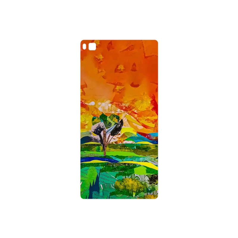 برچسب پوششی ماهوت مدل Collage of Painting مناسب برای گوشی موبایل هوآوی P8