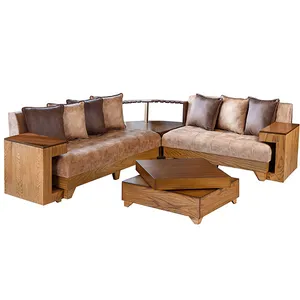 مبل راحتی 5 نفره چشمه نور کد MA-201/Pro.N-N به همراه میز جلو مبلی