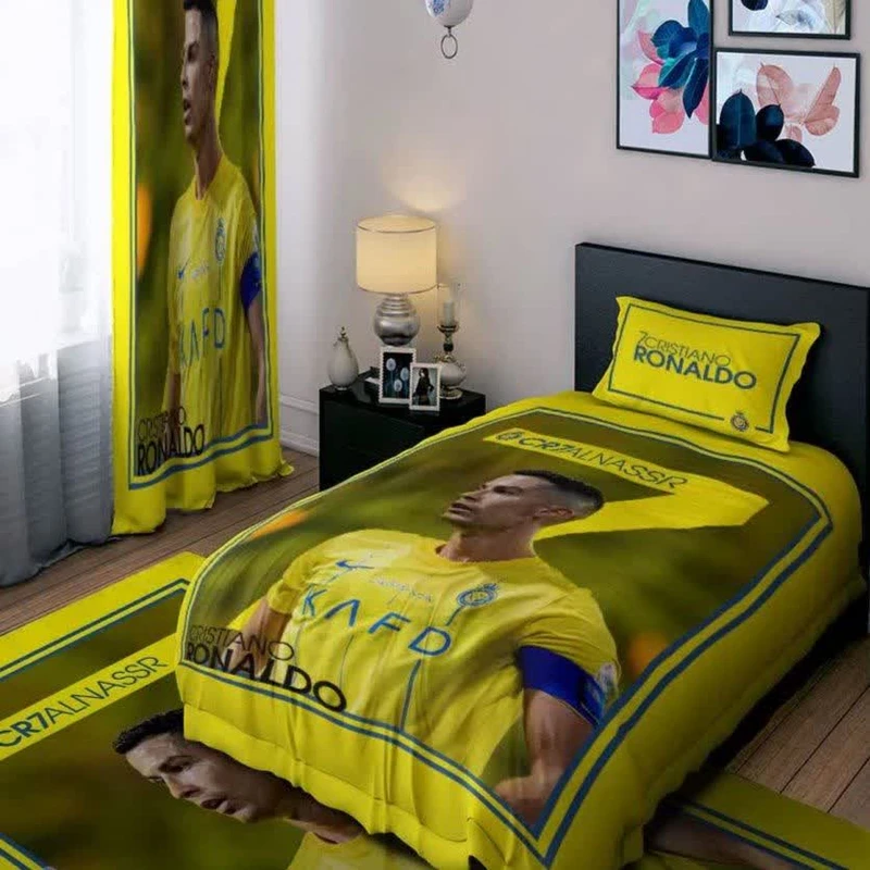 سرویس خواب مدل رونالدو یک نفره ۴ تکه