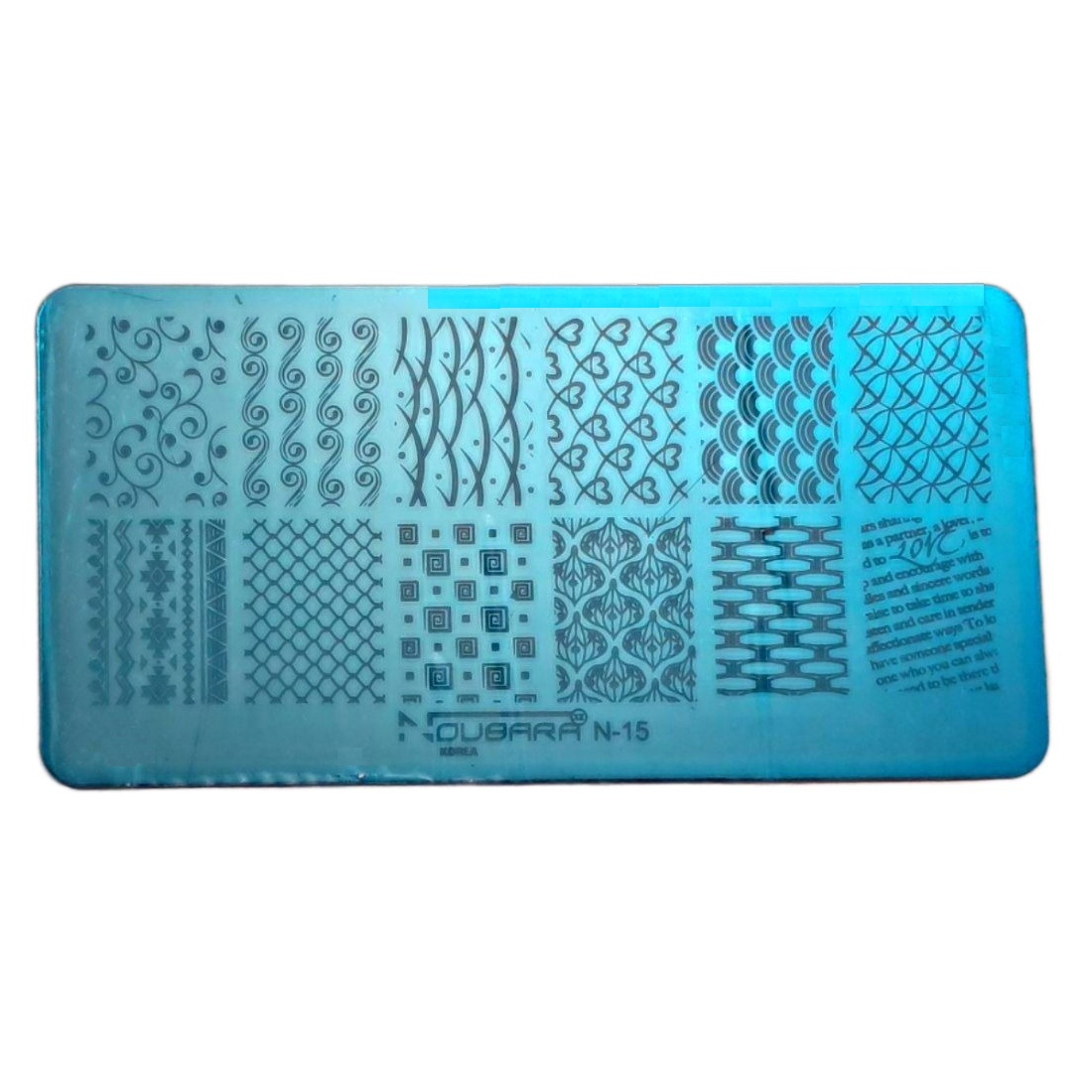 شابلون طراحی ناخن نوباراکس مدل N-15