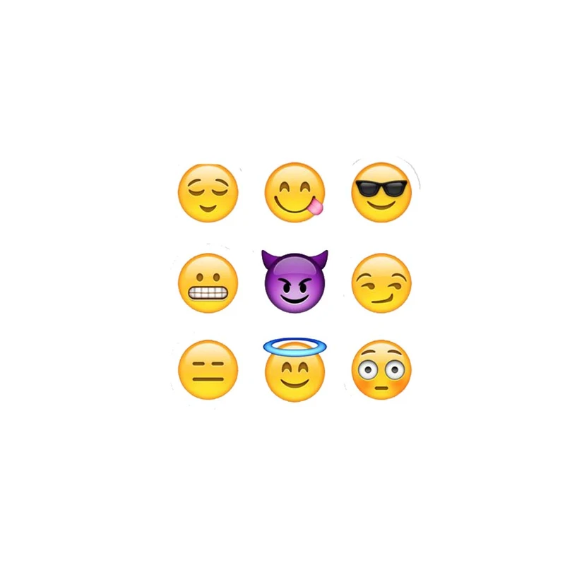 استیکر لپ تاپ طرح Smilies Emoji