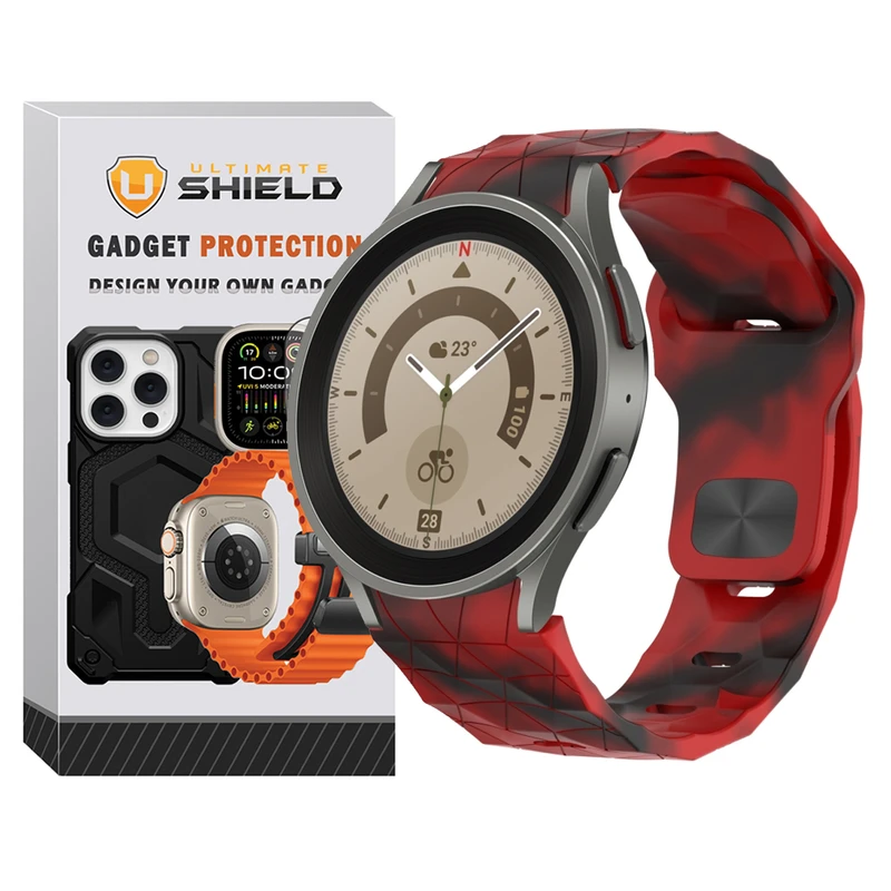 بند آلتیمیت شیلد مدل Ball Band Arc Mix مناسب برای ساعت هوشمند سامسونگ Galaxy Watch 5 pro 45mm
