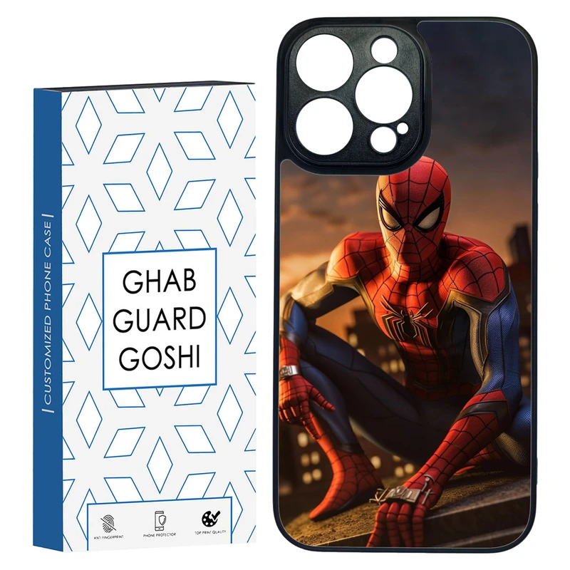 کاور قاب گارد گوشی طرح مرد عنکبوتی کد TPU-284 مناسب برای گوشی موبایل اپل Iphone 14 PRO MAX