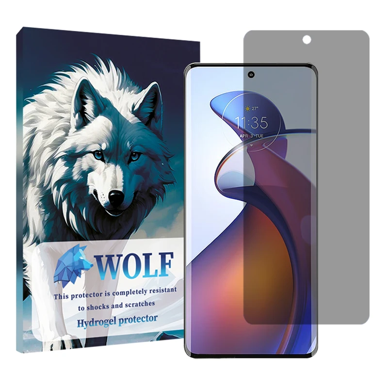 محافظ صفحه نمایش حریم شخصی ولف مناسب برای گوشی موبایل موتورولا Edge 30 Fusion