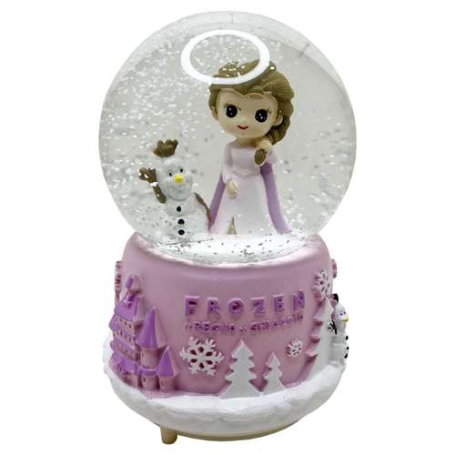 گوی موزیکال مدل FROZEN طرح السا و آدم برفی کد MPAB4086