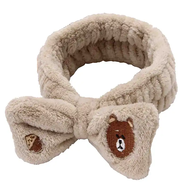 هدبند دخترانه مدل حوله ای فانتری طرح پاپیون