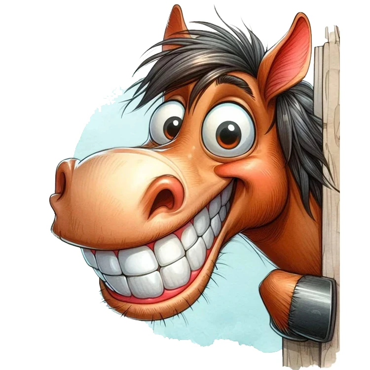 استیکر پارچه و لباس پاد آفرین مدل اسب کد 3234