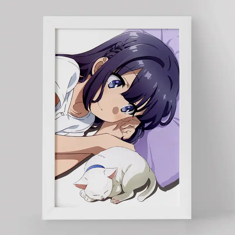 تابلو خندالو مدل شوکو انیمه بانی گرل سنپای کد 16403