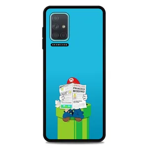 AKAM AMC-WSGA71-SUPER MARIO10 Cover For Samsung Galaxy A71