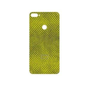 MAHOOT Yellow Snake Skin Cover Sticker for HTC Desire 12 Plus
