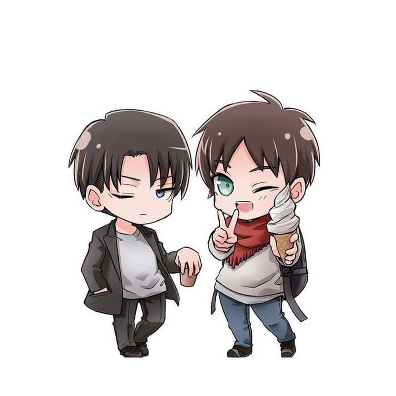 استیکر لپ تاپ و موبایل مدل انیمه طرح اتک ان تایتان لیوای آکرمن attack on titan Levi Ackermann کد 579