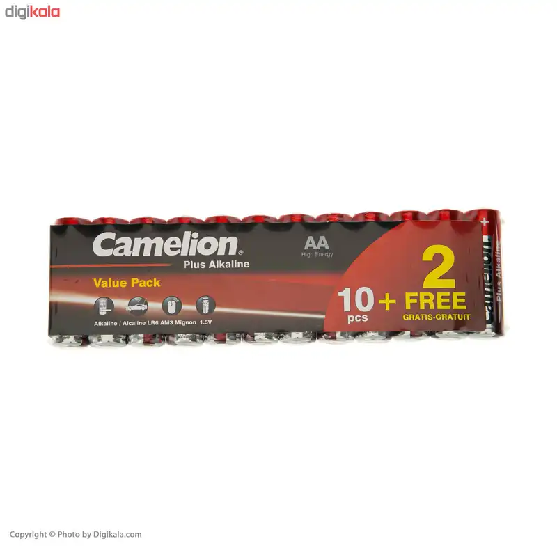 باتری قلم و نیم قلمی کملیون مدل Plus Alkaline مجموعه 24 عددی