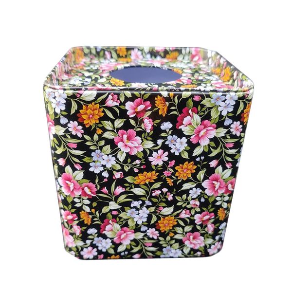 جای دستمال کاغذی مدل تیره گل ریز کد 03