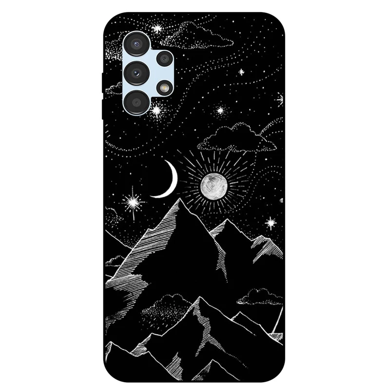 کاور مگافون طرح کوه مدل 8078 مناسب برای گوشی موبایل سامسونگ Galaxy A13 4G 