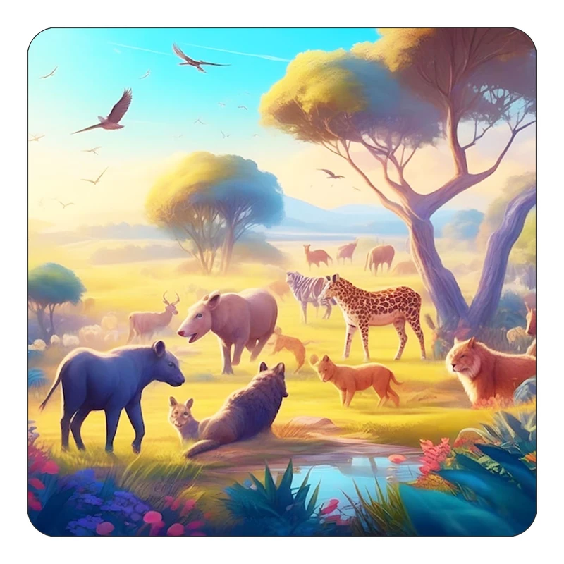 مگنت کاکتی طرح حیوانات کارتونی مدل mp27554