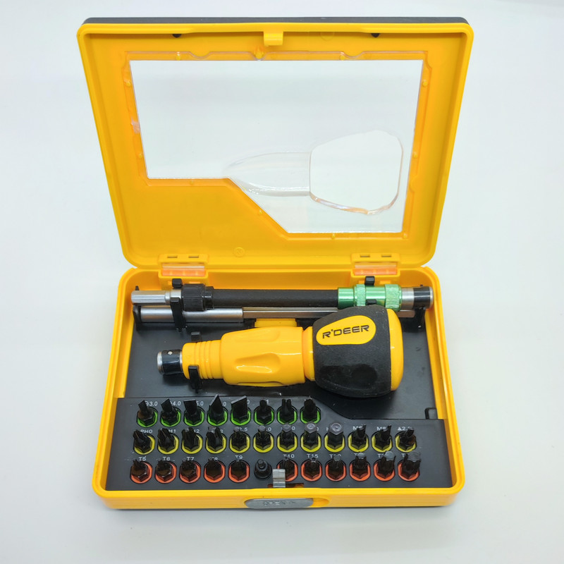 پیچ گوشتی و سری پیچ گوشتی  آردیر مدل 9172 مجموعه 34 عددی