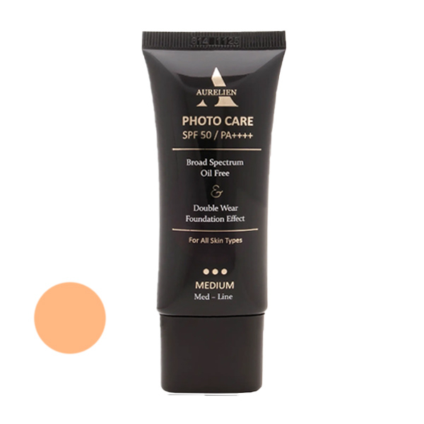 کرم ضد آفتاب رنگی اورلین spf50 مدل 003 حاوی محافظ UVA و UVB مناسب انواع پوست حجم 40 میلی‌لیتر