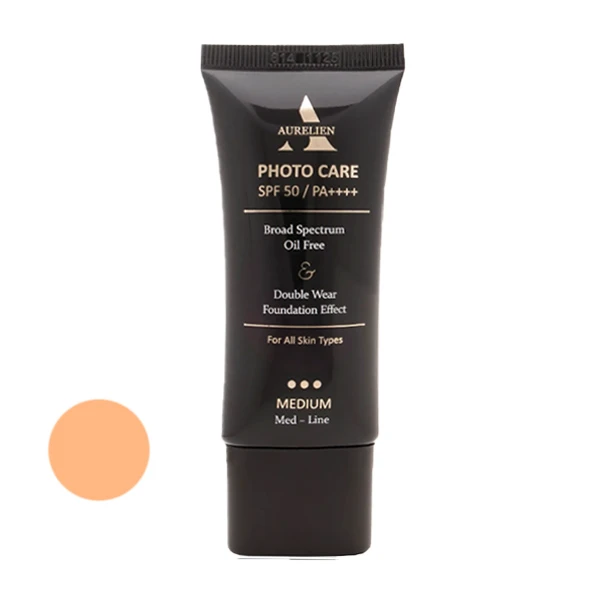 کرم ضد آفتاب رنگی اورلین spf50 مدل 003 حاوی محافظ UVA و UVB مناسب انواع پوست حجم 40 میلی‌لیتر