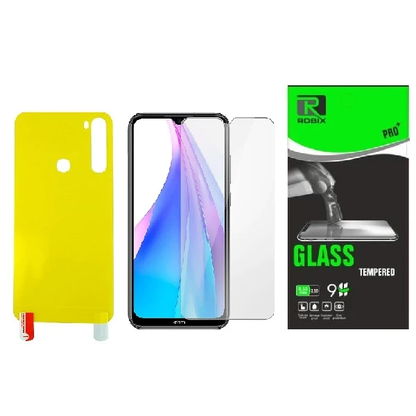 محافظ صفحه نمایش وپشت گوشی روبیکس مدلSA-Note8مناسب برای گوشی موبایل شیائومی Redmi Note 8