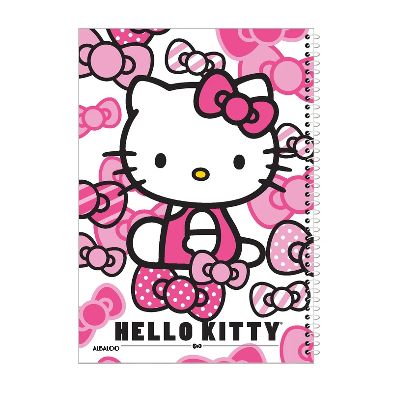 دفتر مشق 50 برگ آلبالو طرح کیتی فانتزی کد 2265