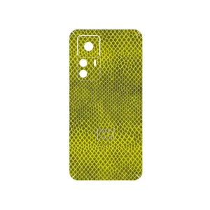 MAHOOT Yellow Snake Skin Cover Sticker for Xiaomi 12T Pro