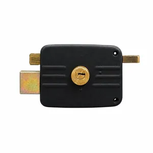 قفل حیاطی فاخر کد 01 سایز 85 میلی متر به همراه چهار کلید کامپیوتری
