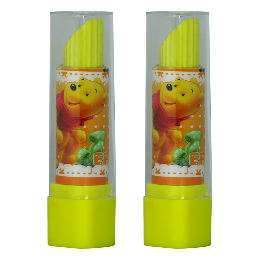 پاک کن مدل رژ طرح وینی پو بسته 2 عددی