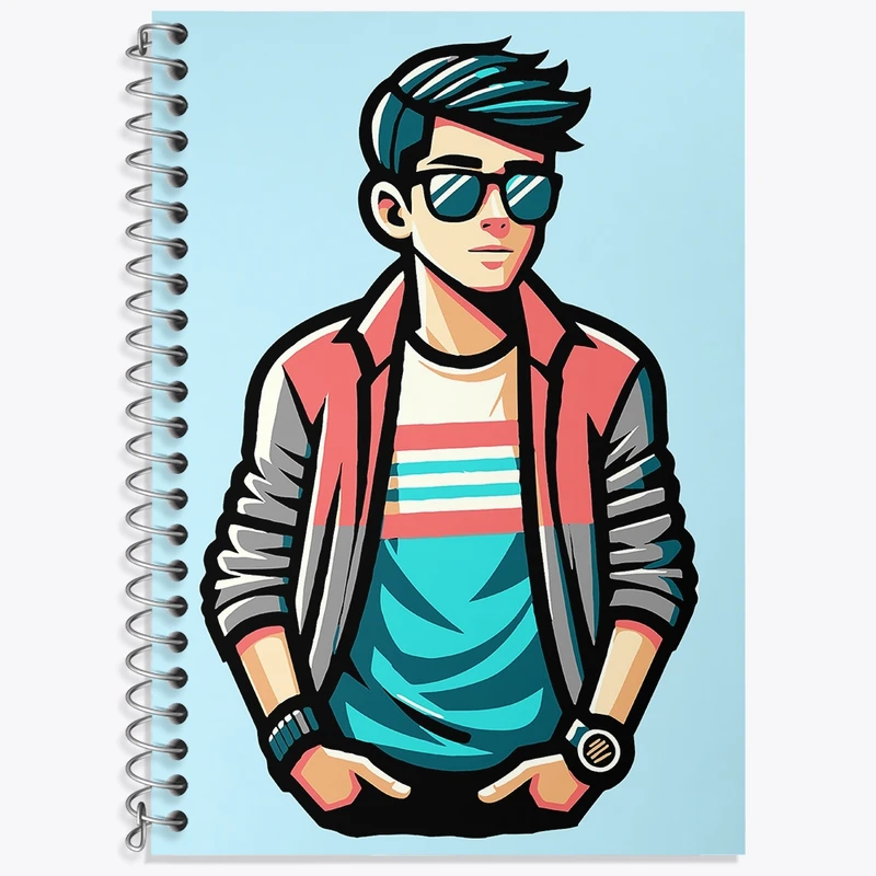 دفتر لغت 50 برگ خندالو طرح پسر کد N1261