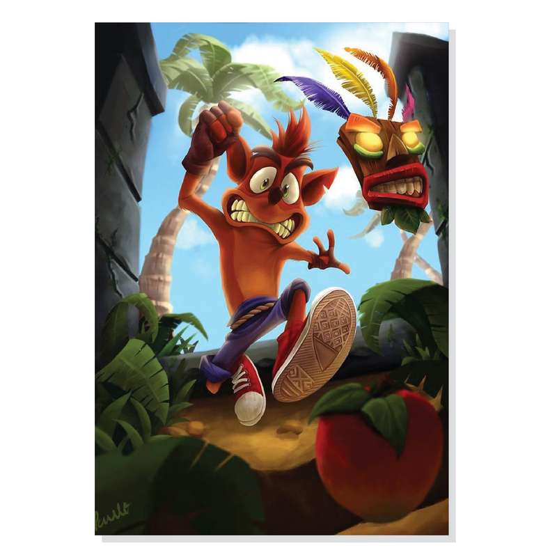 تابلو شاسی طرح گیم کراش Crash Bandicoot مدل M0601 تابلو شاسی طرح گیم کراش Crash Bandicoot مدل M0601