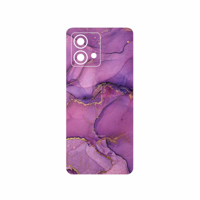 برچسب پوششی ماهوت مدل Purple Marble مناسب برای گوشی موبایل موتورولا Moto G84