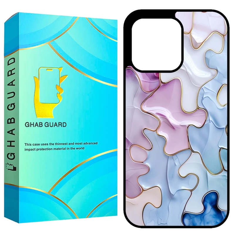  کاور قاب گارد طرح پازل مدل GCHP13P مناسب برای گوشی موبایل اپل iPhone 13 Pro