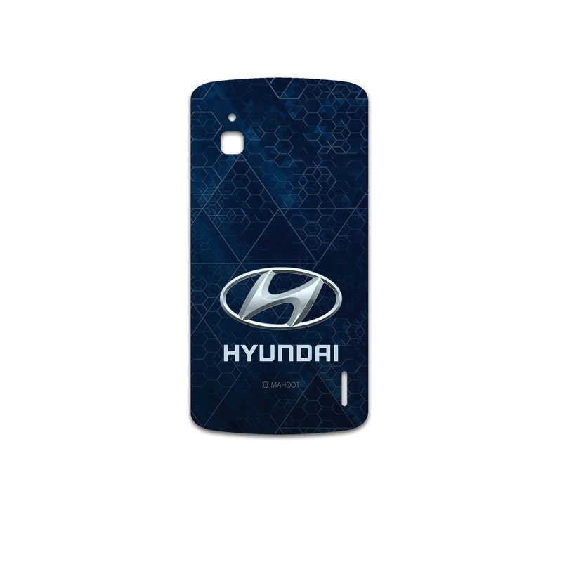 برچسب پوششی ماهوت مدل Hyundai مناسب برای گوشی موبایل گوگل Nexus 4 E
