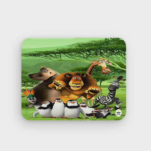 ماوس پد شادیت مدل انیمیشن ماداگاسکار کد05 سایز24*19سانتی متر