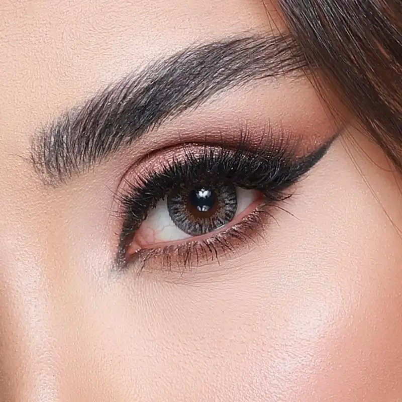 لنز چشم هرا کد HJ310 رنگ طوسی عسلی