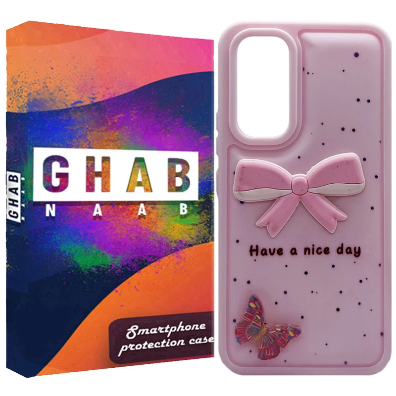 کاور قاب ناب مدل فانتزی دخترانه طرح پروانه مناسب برای گوشی موبایل سامسونگ Galaxy A54 / A54 5G