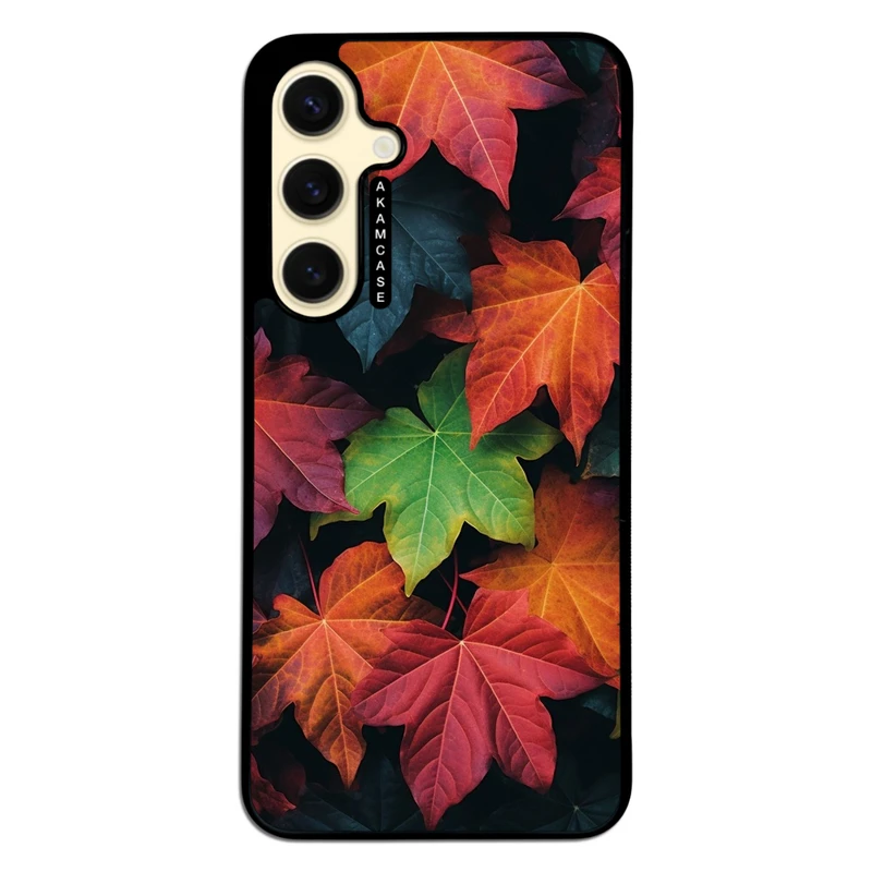 کاور آکام مدل AMC-WSGS24FE-LEAVES-35 مناسب برای گوشی موبایل سامسونگ Galaxy S24 FE