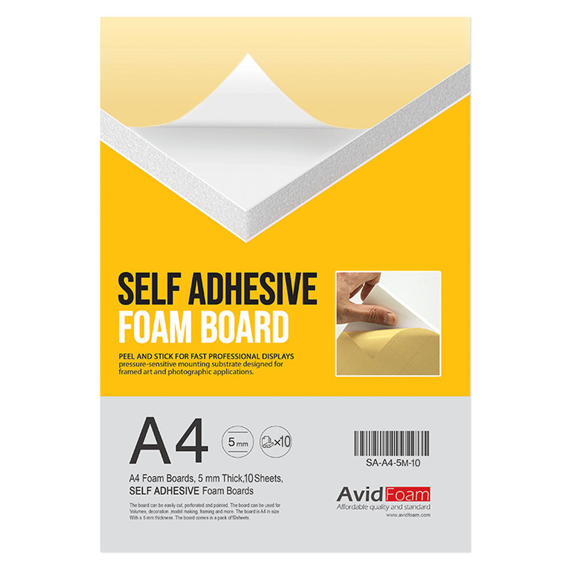 فوم برد آویدفوم مدل SA-A4-5M-10 بسته 10 عددی