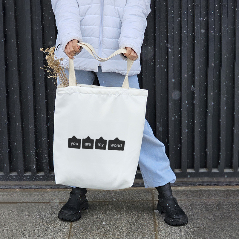 ساک خرید خندالو طرح تو جهان منی کد 10306