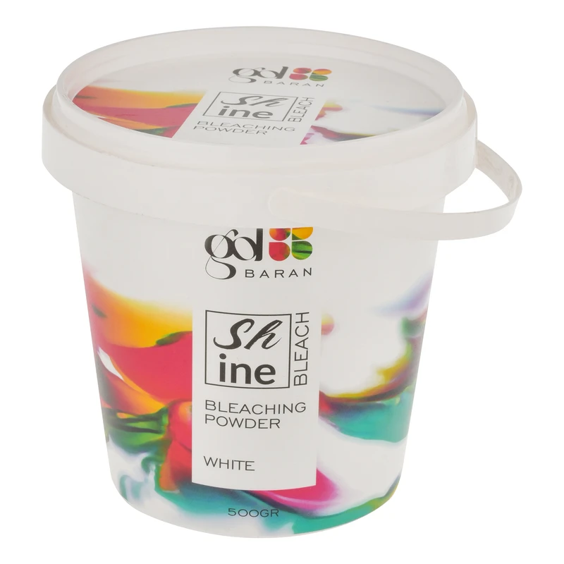 پودر دکلره گلباران مدل shine وزن 500 گرم رنگ سفید