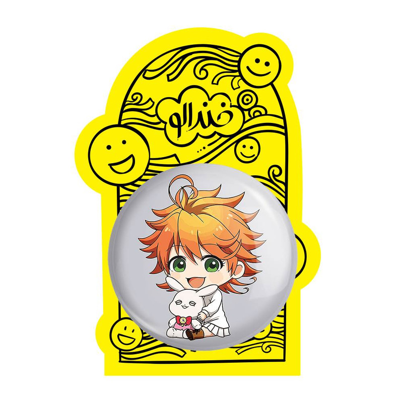 آینه جیبی خندالو مدل نورلند انیمه ناکجا آباد موعود Promised Neverland  کد 10111