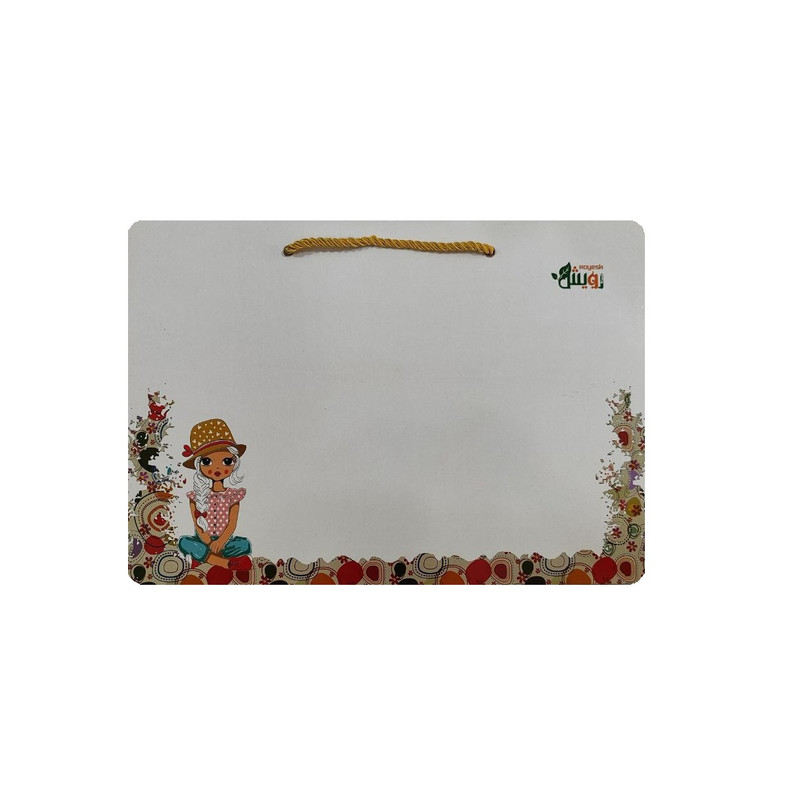 تخته وایت برد رویش مدل m.d.f طرح تک ختر کد 007 سایز 24x34 سانتی متر
