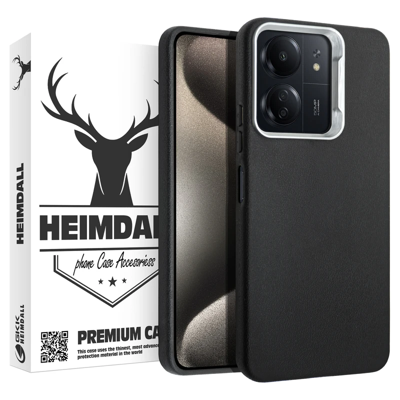 کاور جی کی کی مدل Leather مناسب برای گوشی موبایل شیائومی Redmi 13C / Poco C65