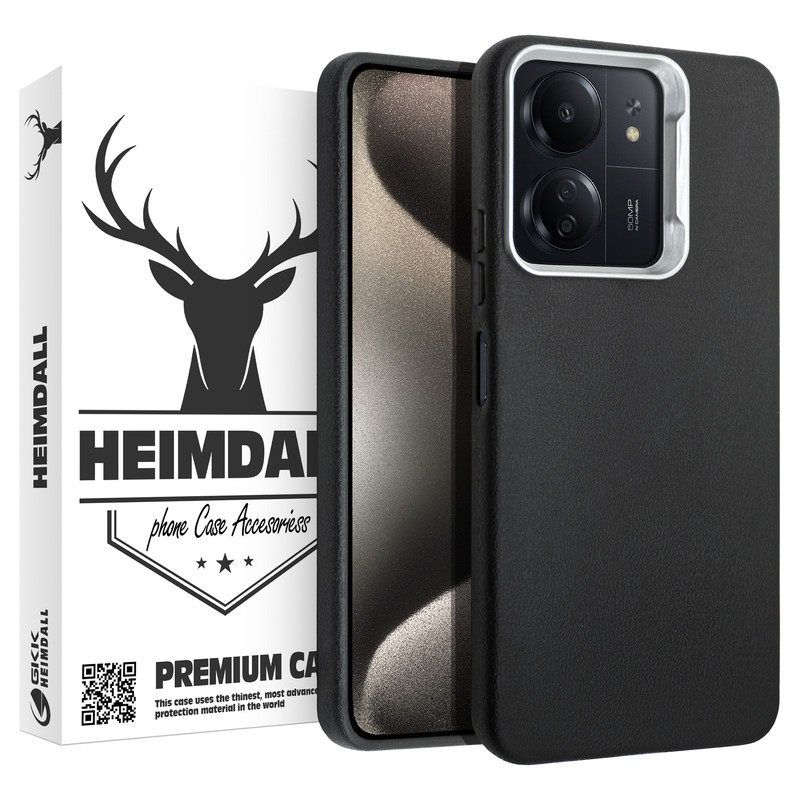 کاور جی کی کی مدل Leather مناسب برای گوشی موبایل شیائومی Redmi 13C / Poco C65