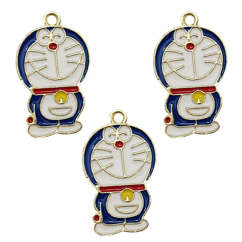 آویز گردنبند دخترانه مدل گربه خندان کد 81 بسته 3 عددی