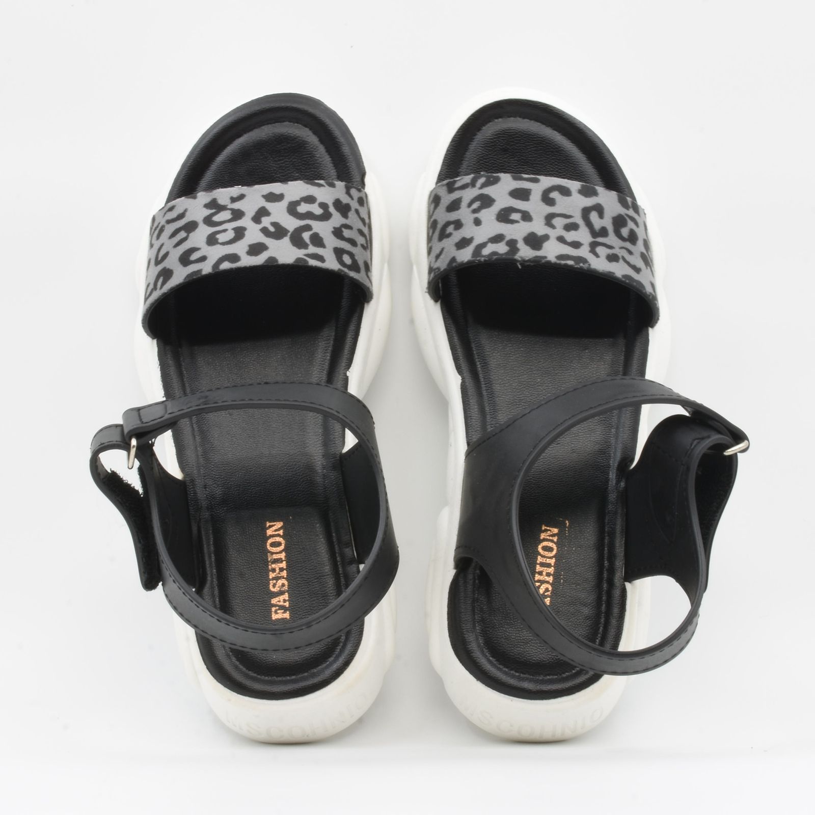 صندل زنانه پاپا مدل ملودی پلنگی کد 1-1388-GY -  - 47