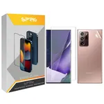 محافظ صفحه نمایش یووی لایت اسپریگ مدل UV Glass مناسب برای گوشی موبایل سامسونگ Galaxy Note 20 Ultra به همراه محافظ پشت گوشی