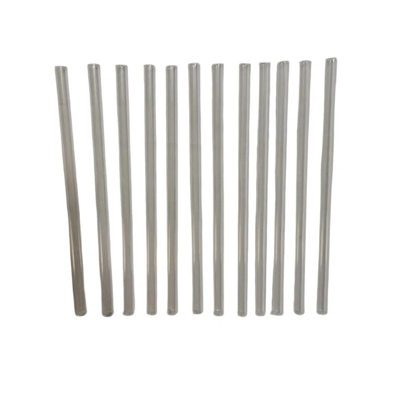 نی نوشیدنی مدل شیشه ای بسته 12 عددی