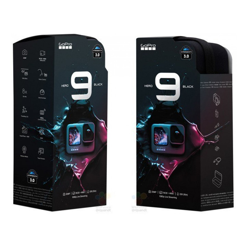 دوربین فیلم برداری ورزشی گوپرو مدل HERO 9 Black به همراه لوازم جانبی